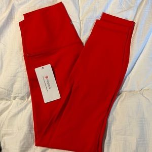 BRAND NEW red hey Nuts leggings